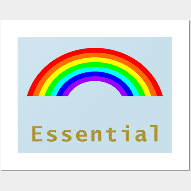 Essential Rainbow Wall Art by ellenhenryart